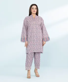 2 Piece- Printed Khaddar Suit