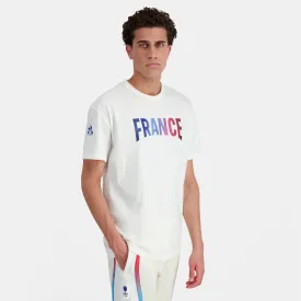 2410041-EFRO 24 Tee SS N°1 M marshmallow | T-shirt Équipe de France Homme