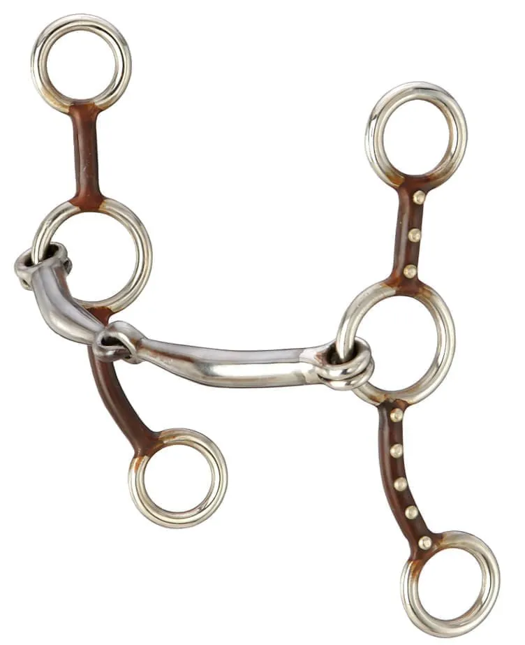 Antique Brown Dots Gag Snaffle