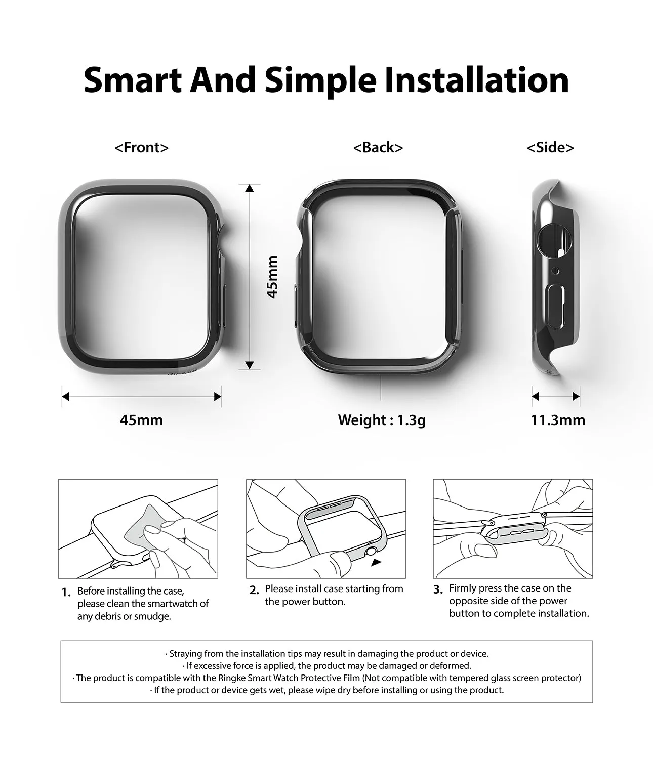 Apple Watch Series (45mm) Case | Slim