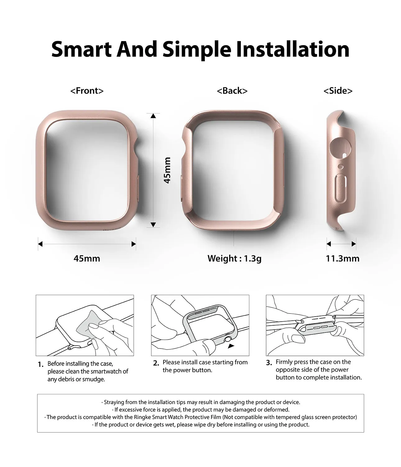 Apple Watch Series (45mm) Case | Slim