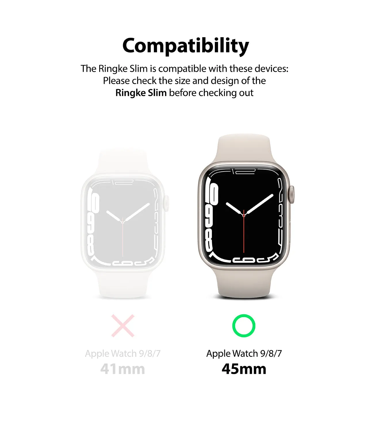 Apple Watch Series (45mm) Case | Slim