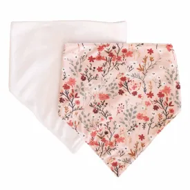 Autumn Blooms 2pc Bandana Bibs