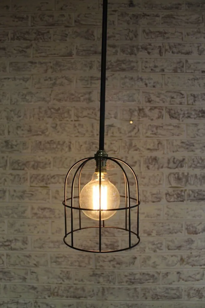 Bare Pole Pendant - B22 Lamp Holder