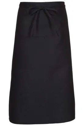 Black Bistro Apron (1 Inset Pocket)