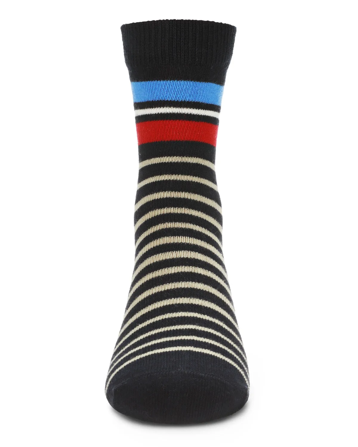 Boys' Striped Crew Socks