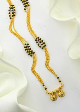 CHARMING GOLDEN WATI PENDANT MANGALSUTRA