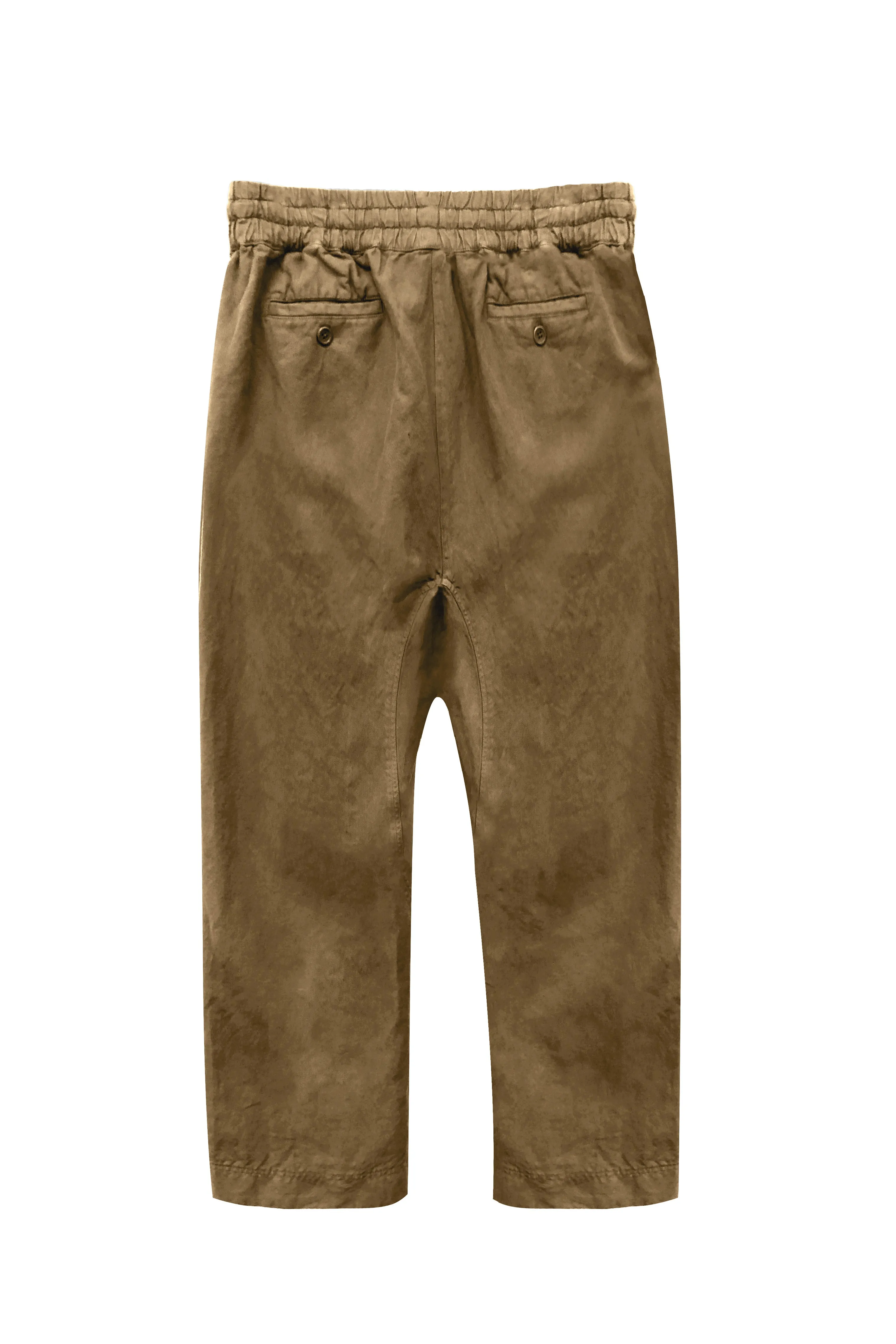 Cotton Jogger Pants with Gusset - Faun