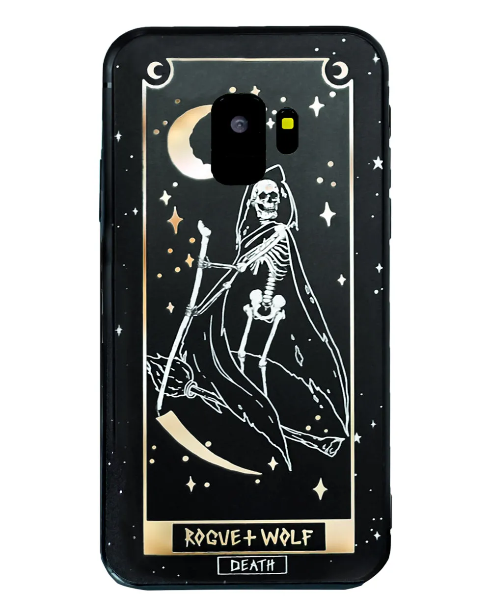 Death Tarot Phone Case - Mirror Gold Details