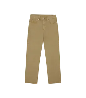 DIAMONDS & DOLLARS SELVEDGE DENIM PANT - SAND