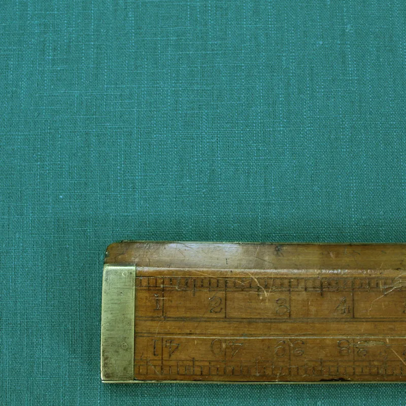 Dressmaking Washed Linen Handle - Emerald Green