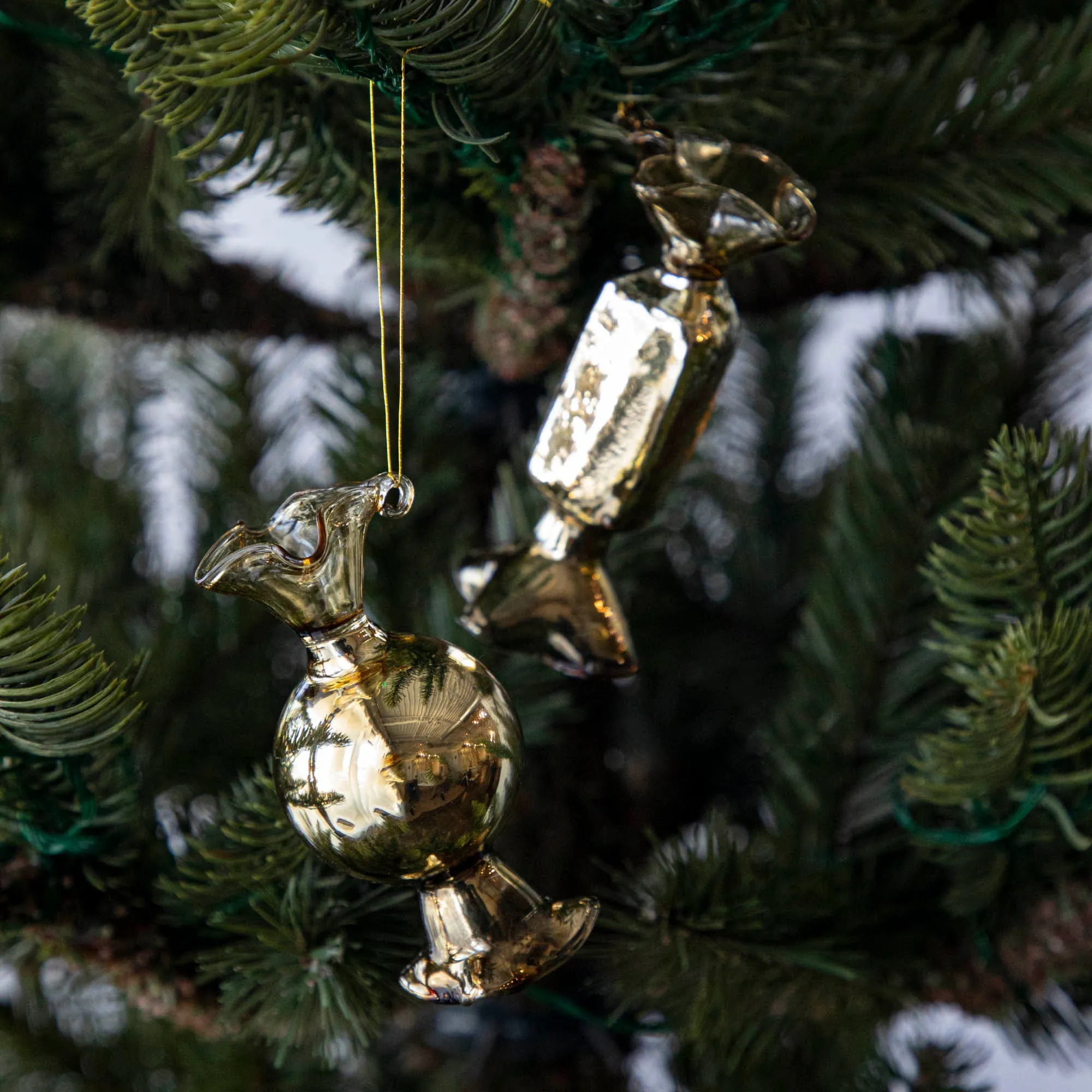 Glass Candy Ornament