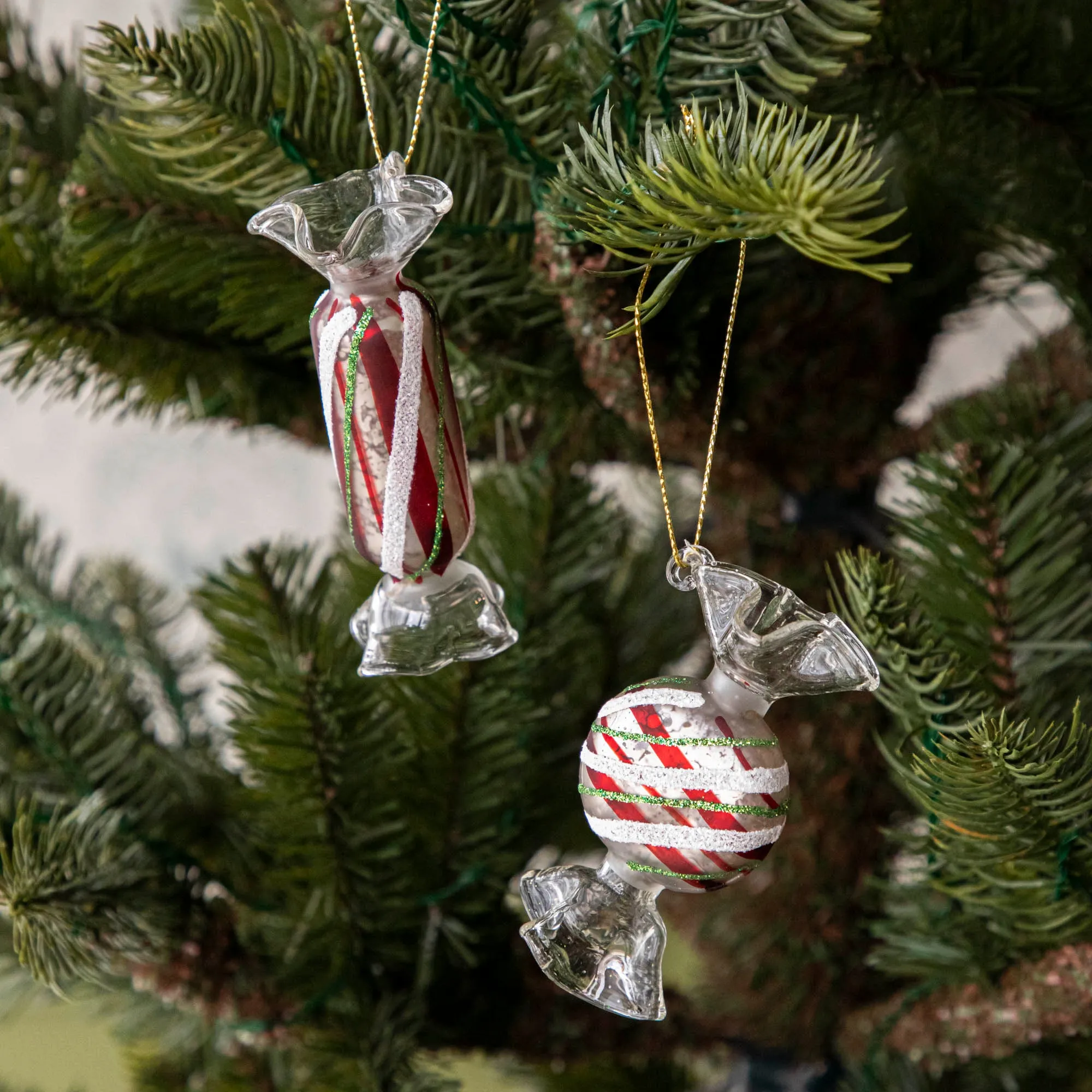 Glass Candy Ornament