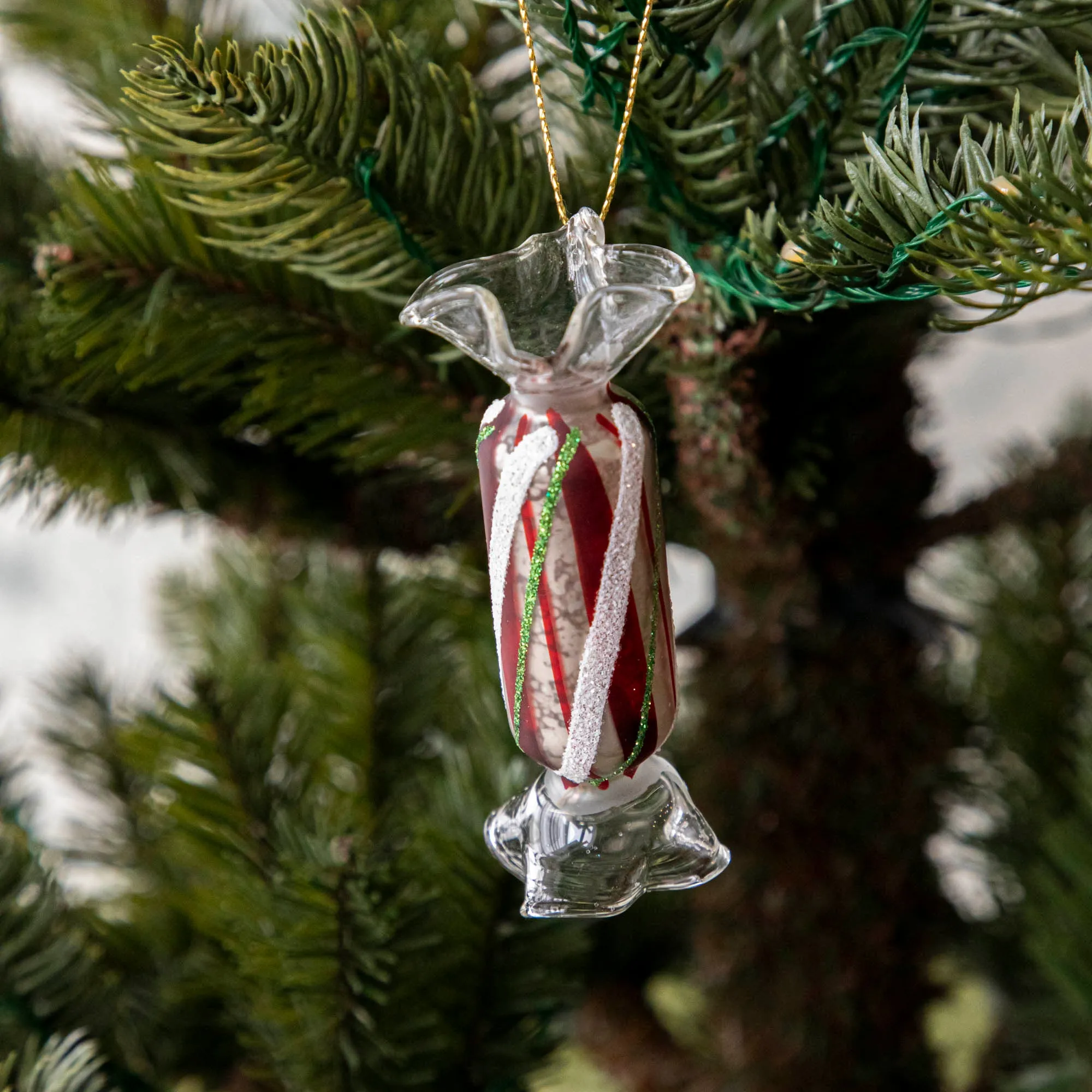 Glass Candy Ornament