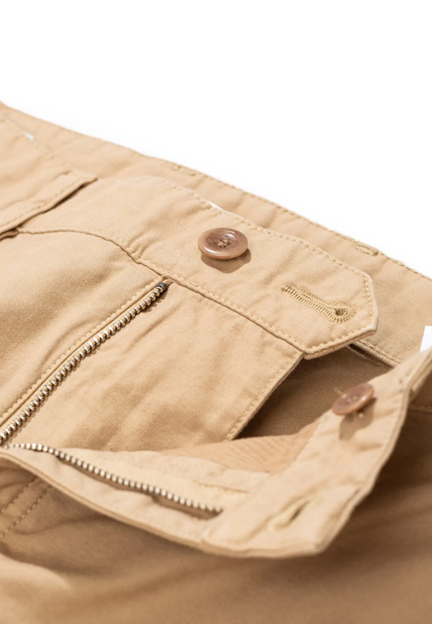 GM x NP Lukas Backsatin Pants - dark khaki