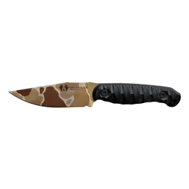 Half Face Blades Feather Light Knife | Desert Frog Camo