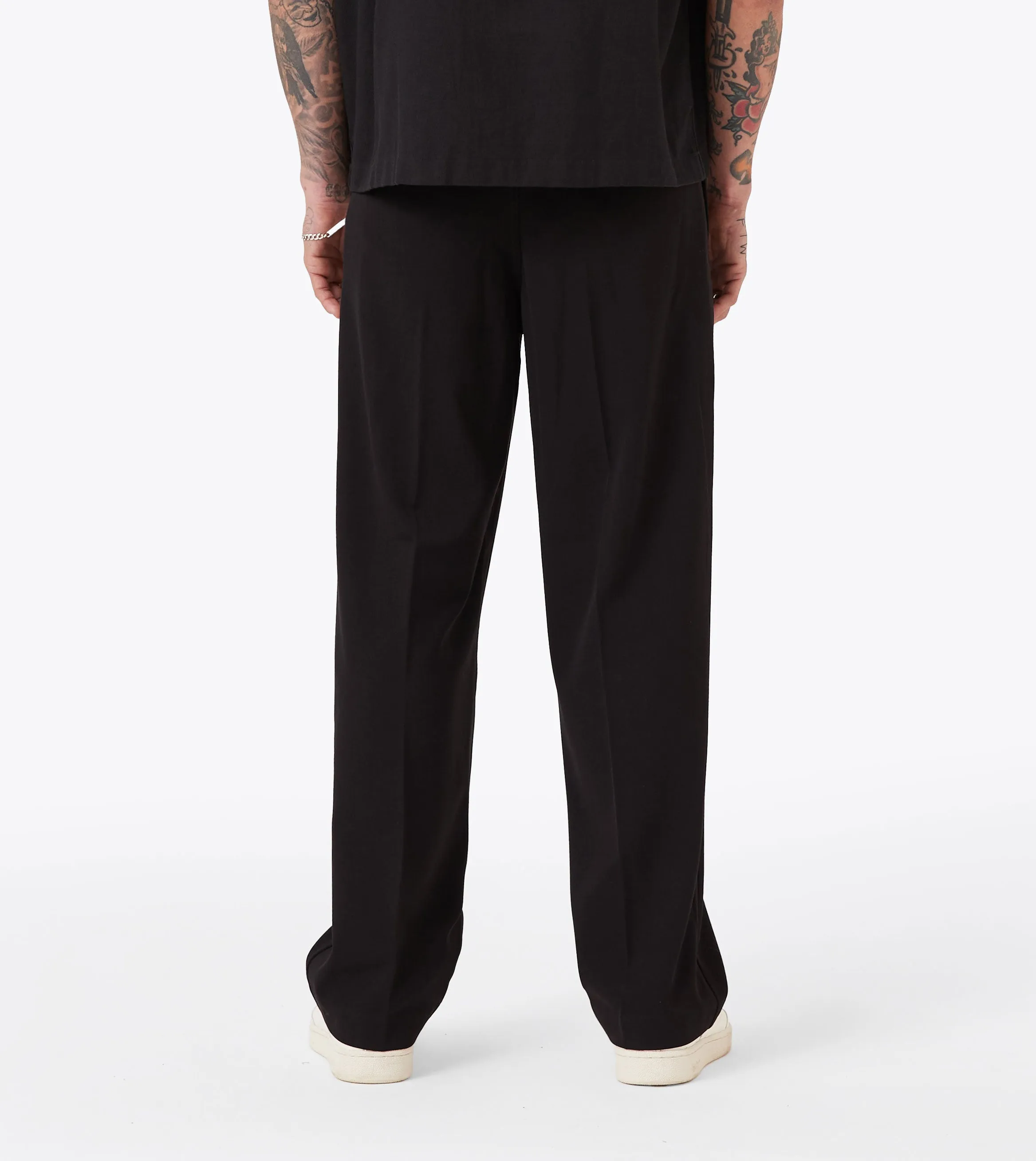 Herringbone Flow Pant Black