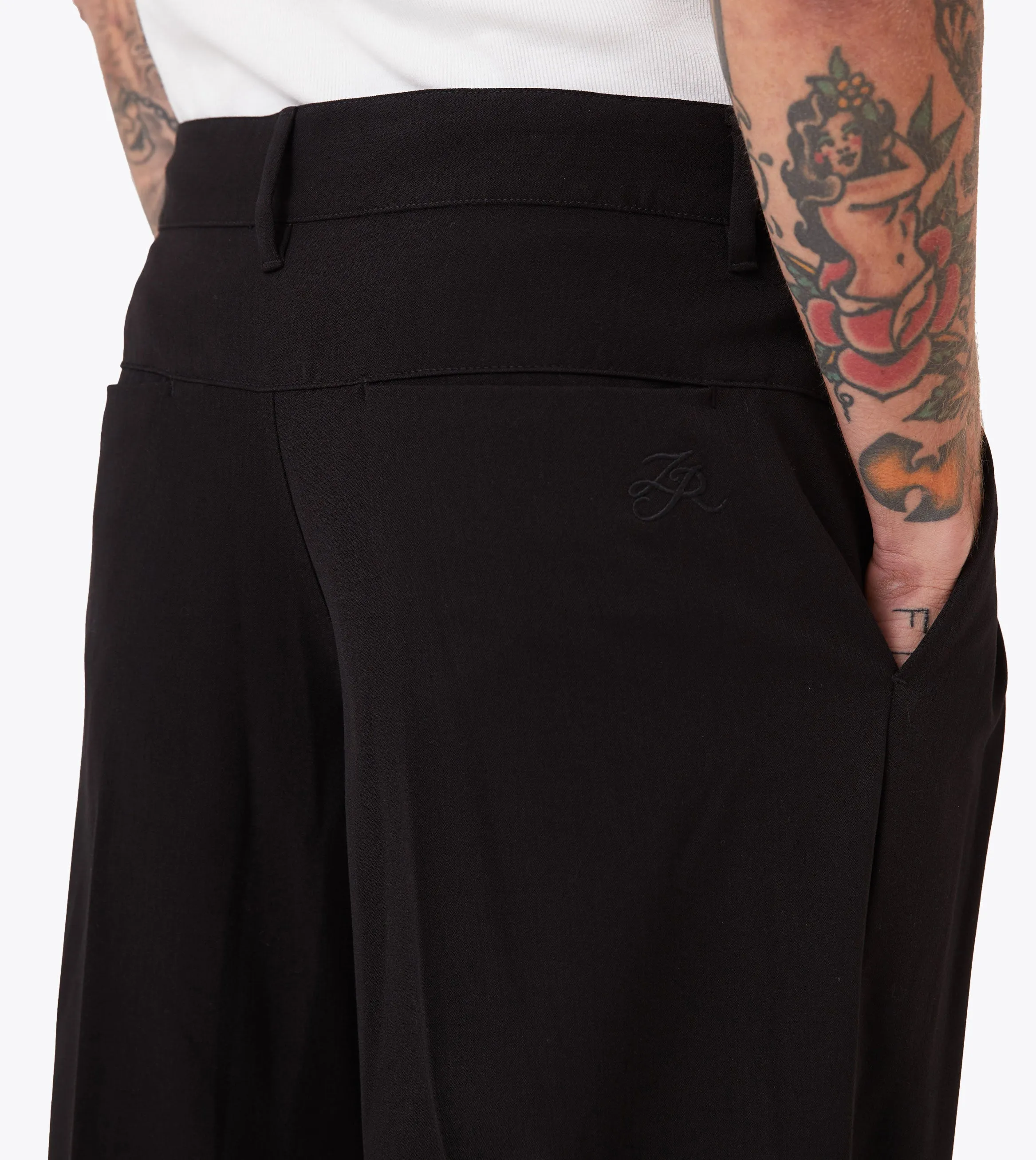 Herringbone Flow Pant Black