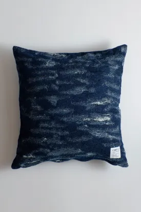 JACQUARD DENIM CUSHION COVER