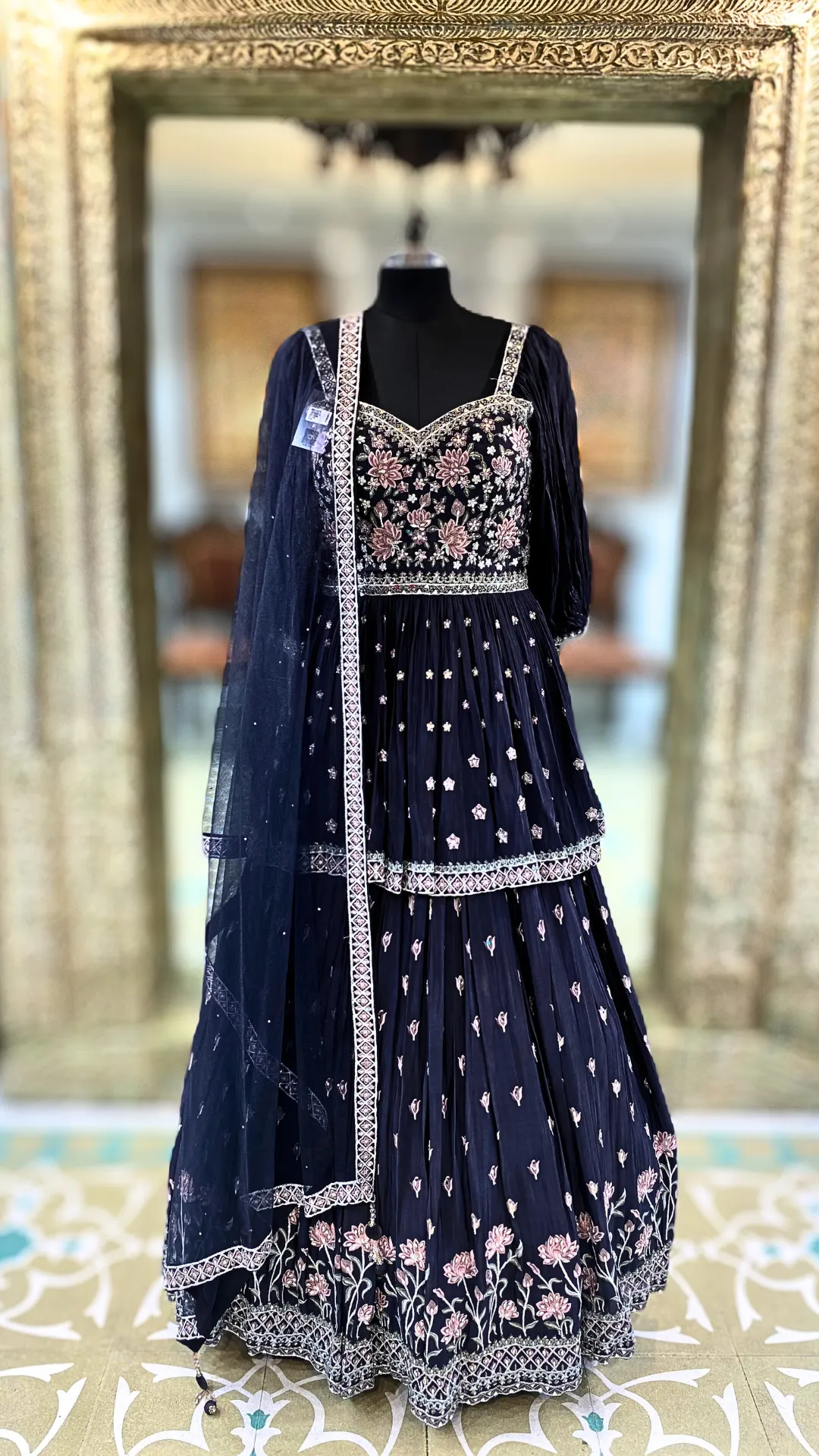 Lehenga Choli with Hand Embroidery