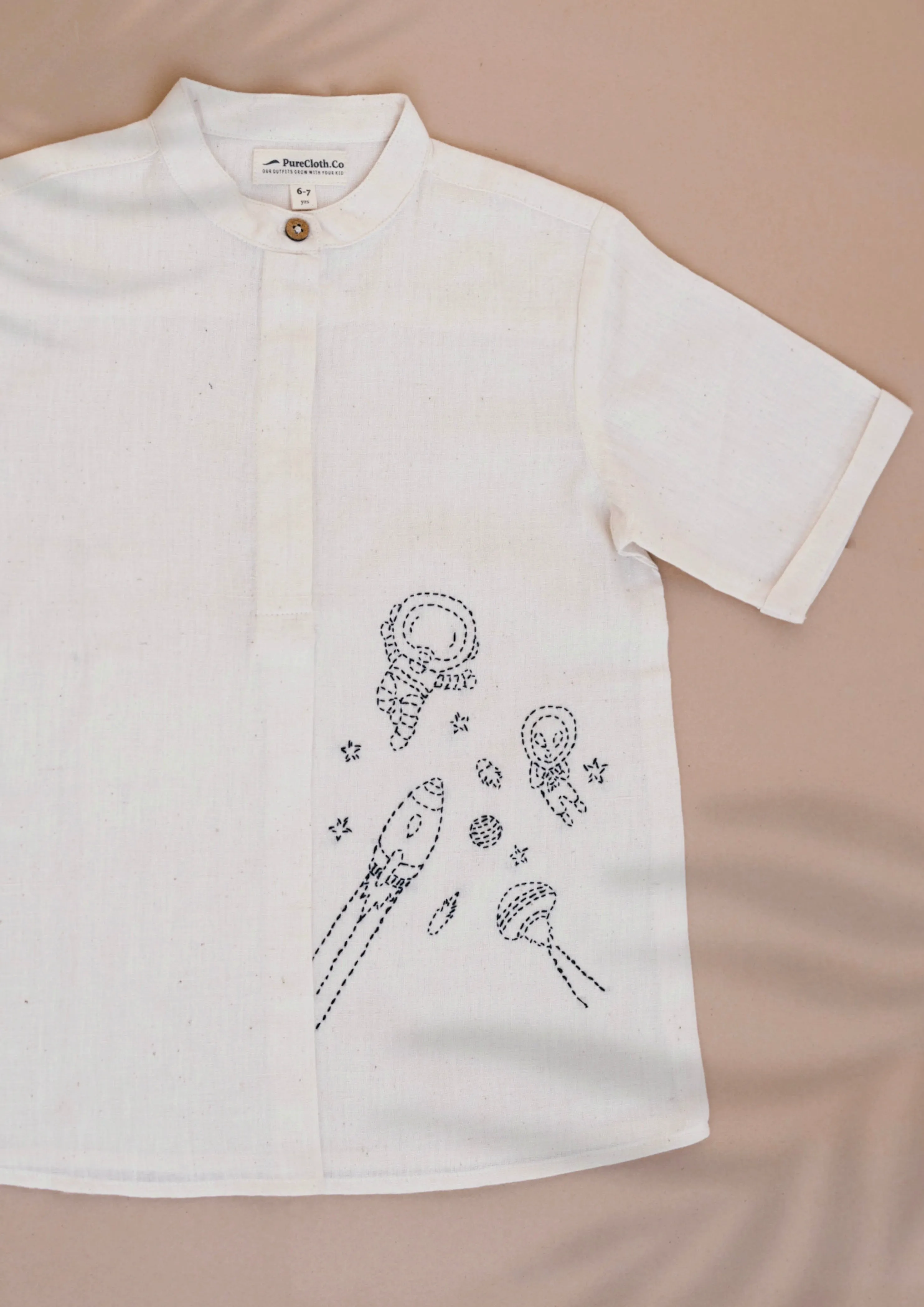 Organic Cotton Doodle Shirt and Cargo Shorts | Unisex | Kora