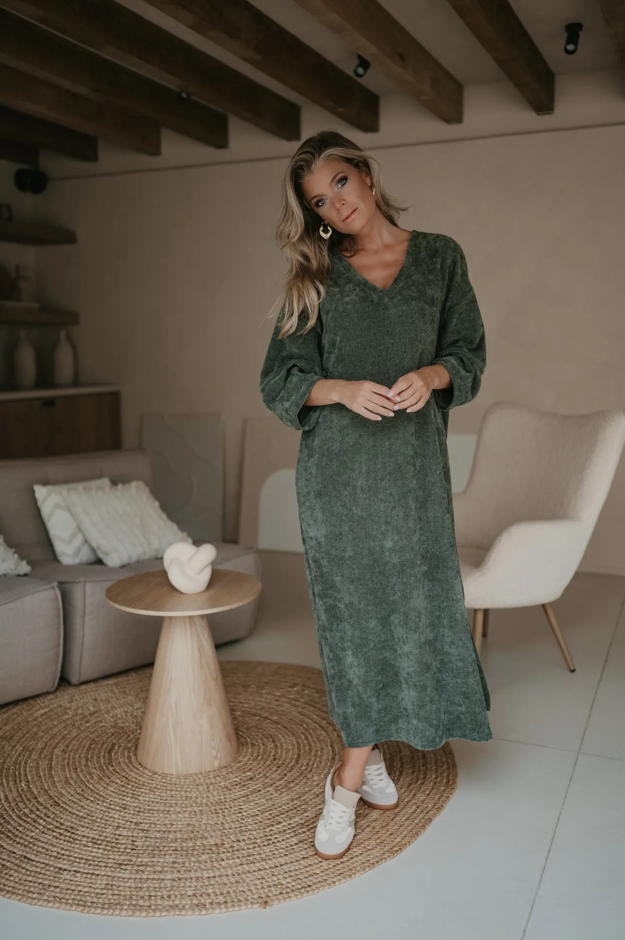 Ravenna dress I Khaki