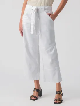 Reissue 90's Sash Semi-High Rise Pant White