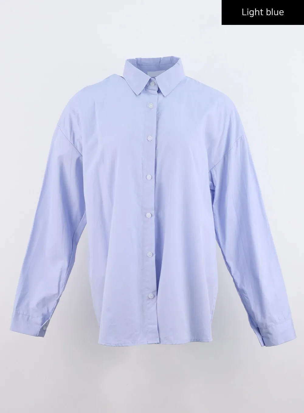 Solid Cotton Collar Shirt IO320