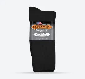 Womens Extra Wide 6000W Comfort Fit Calf Socks